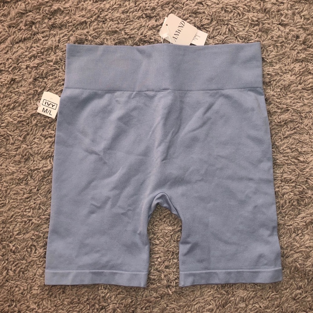 NWT Periwinkle Biker Shorts